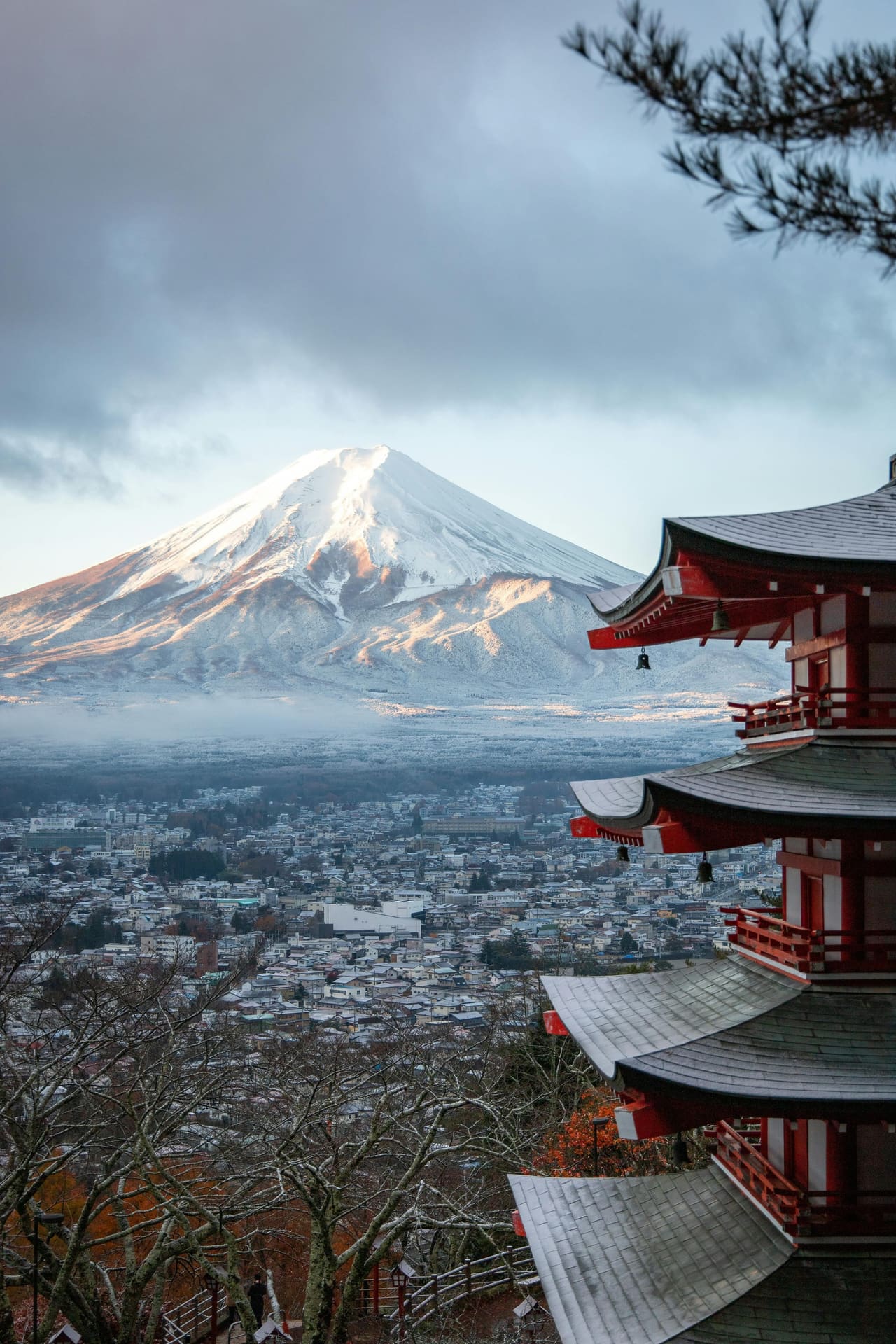 Mount Fuji with Chureito Pagoda