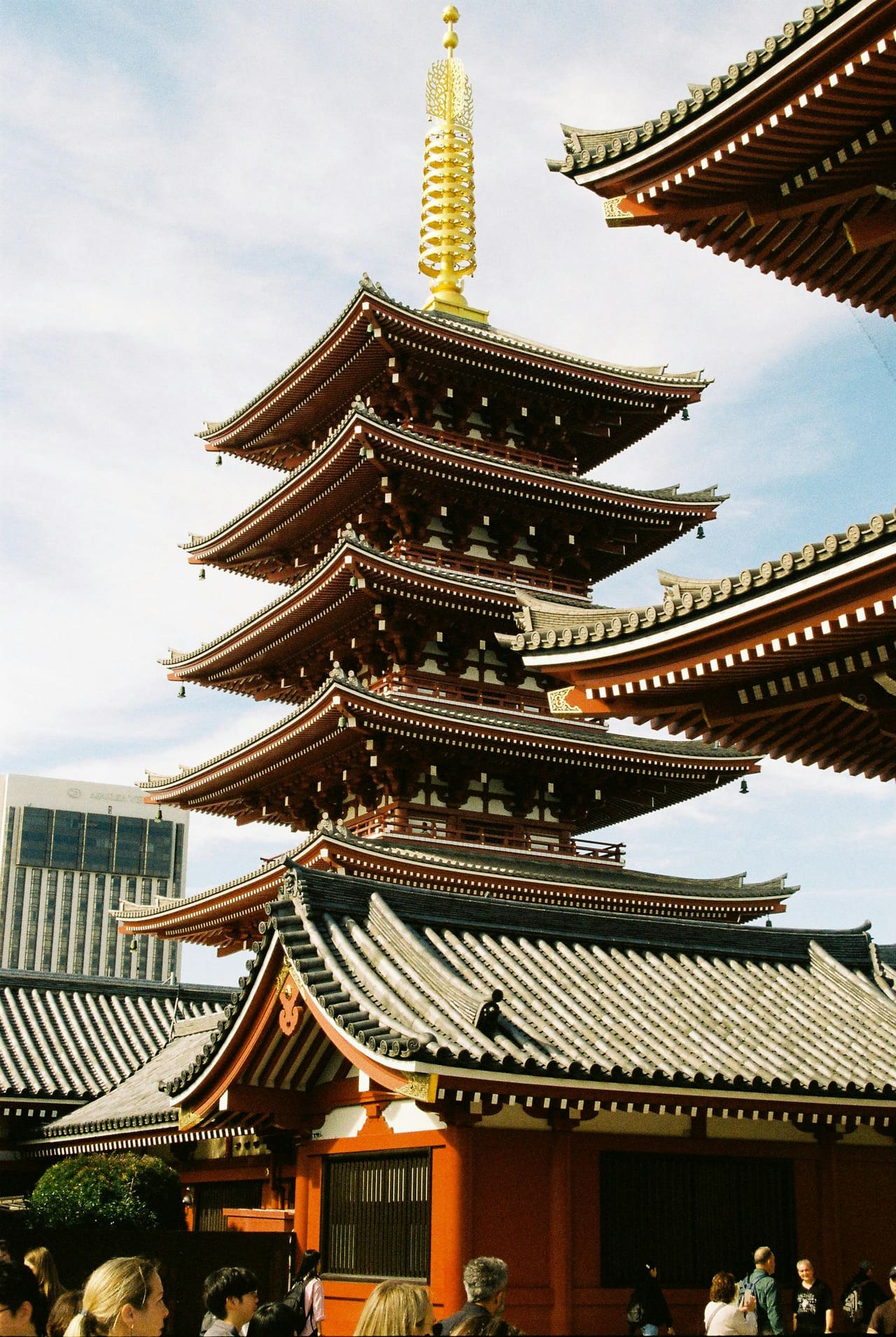 Senso-ji Temple pagoda in Asakusa